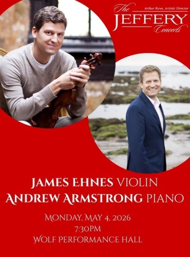 James Ehnes, violin and Andrew Armstrong, piano