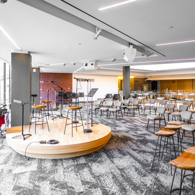 The Grand Theatre's Drewlo Lounge.