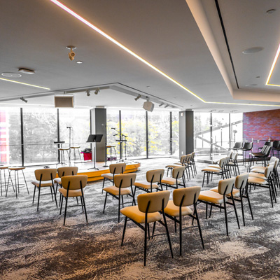 The Grand Theatre's Drewlo Lounge.