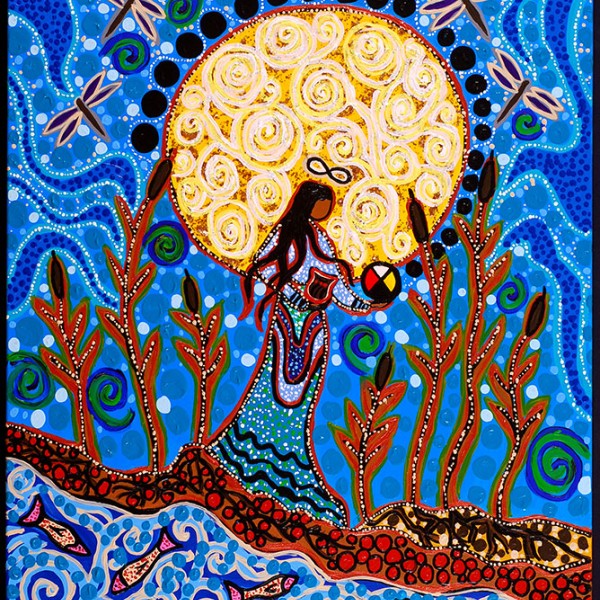 Water Holder ©Leah Dorion Art